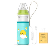 Baby Quick-Flushing Insulated Feeding Bottle Ppsu Wide-Bore Milk Regulator, Drop-Proof Portable Milk Warmer, Thermostatic Glass Feeding Bottle