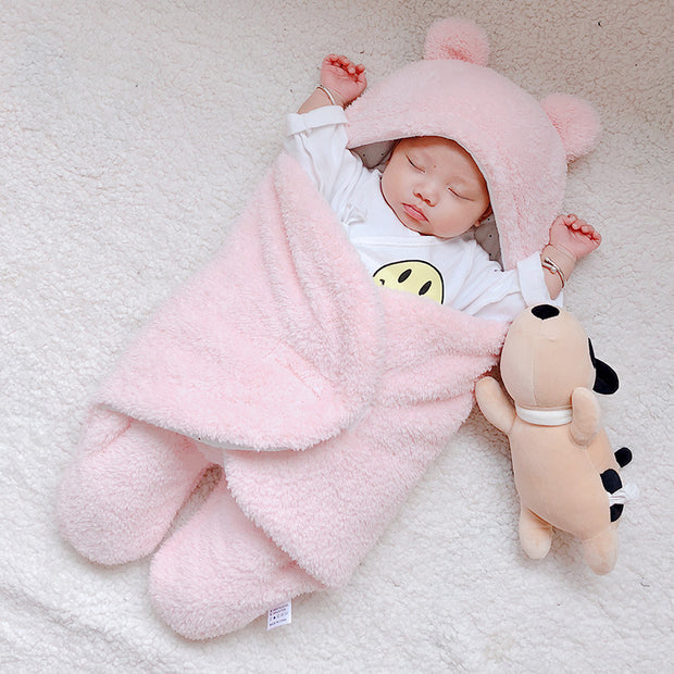 Baby Sleeping Bag Envelope for Newborn Baby Winter Swaddle Blanket