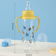 Newborn Plastic Feeding Bottle With Handle