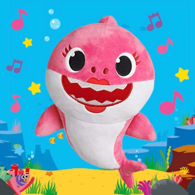 Interactive Baby Sharks Singing Doll designed for kids with safe, durable fabric and fun music features.