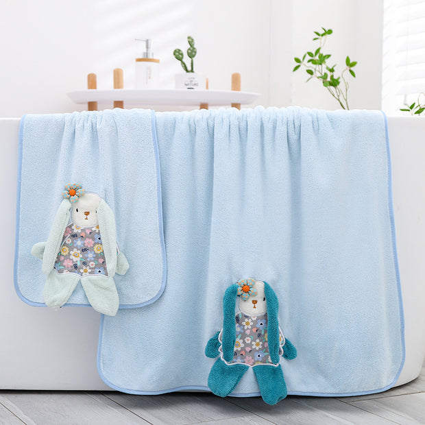 Children's Towel Baby Bath Towel Two Piece Set