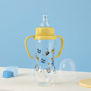 Newborn Plastic Feeding Bottle With Handle