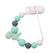 Durable and lightweight baby teether clip featuring easy-to-clean design and non-toxic construction.